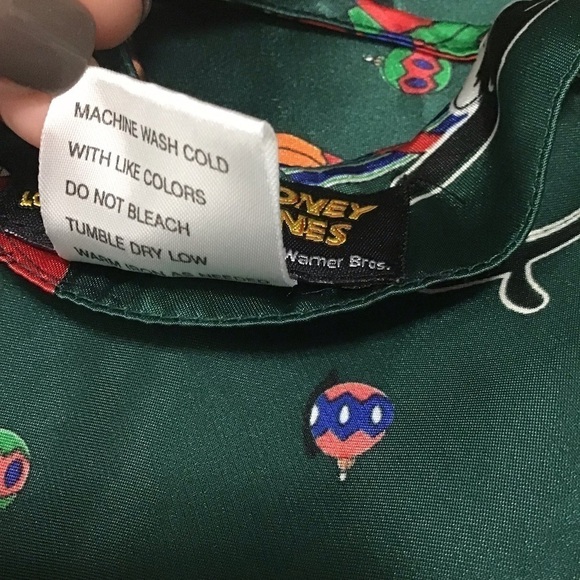 Vintage 90’s Looney Tunes Christmas Slip Dress Size Medium. - Picture 9 of 10